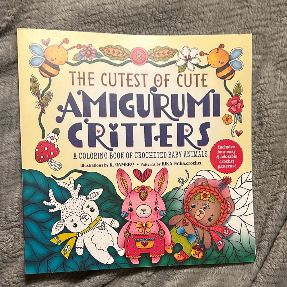 Castle Point Books Amigurumi Critters Coloring & Crochet Baby Animals 44 Pages